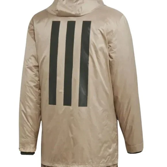 Adidas Tan Adv Laycoat Reversible Khaki Camouflage Men's Size XL EI7398 NWT New - Picture 2 of 10